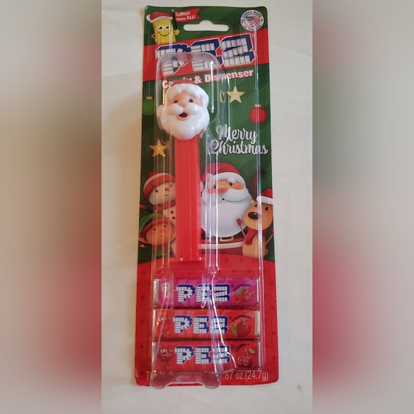 Pez Candy & Dispenser Merry Christmas Santa and Reindeer Lot of 2 New - Picture 4 of 4